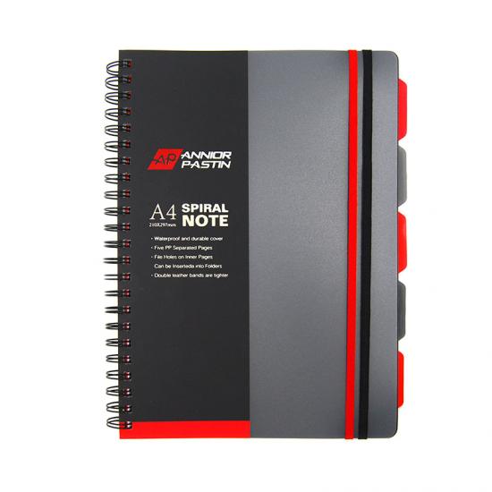 Spiral Notebook With Pockets For Storage