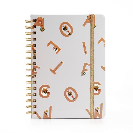 Spiral Notebook With Bohemian-Style Cover